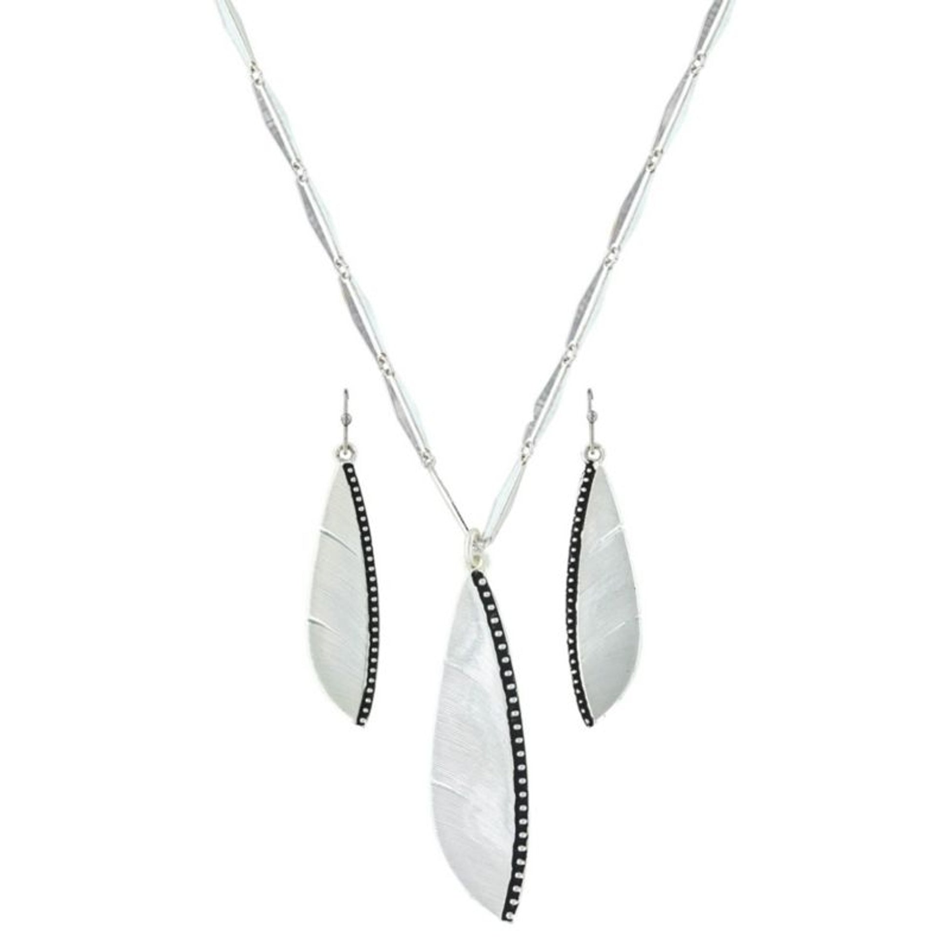 MontanaSilversmith Bead Plume Feather Jewelry Set