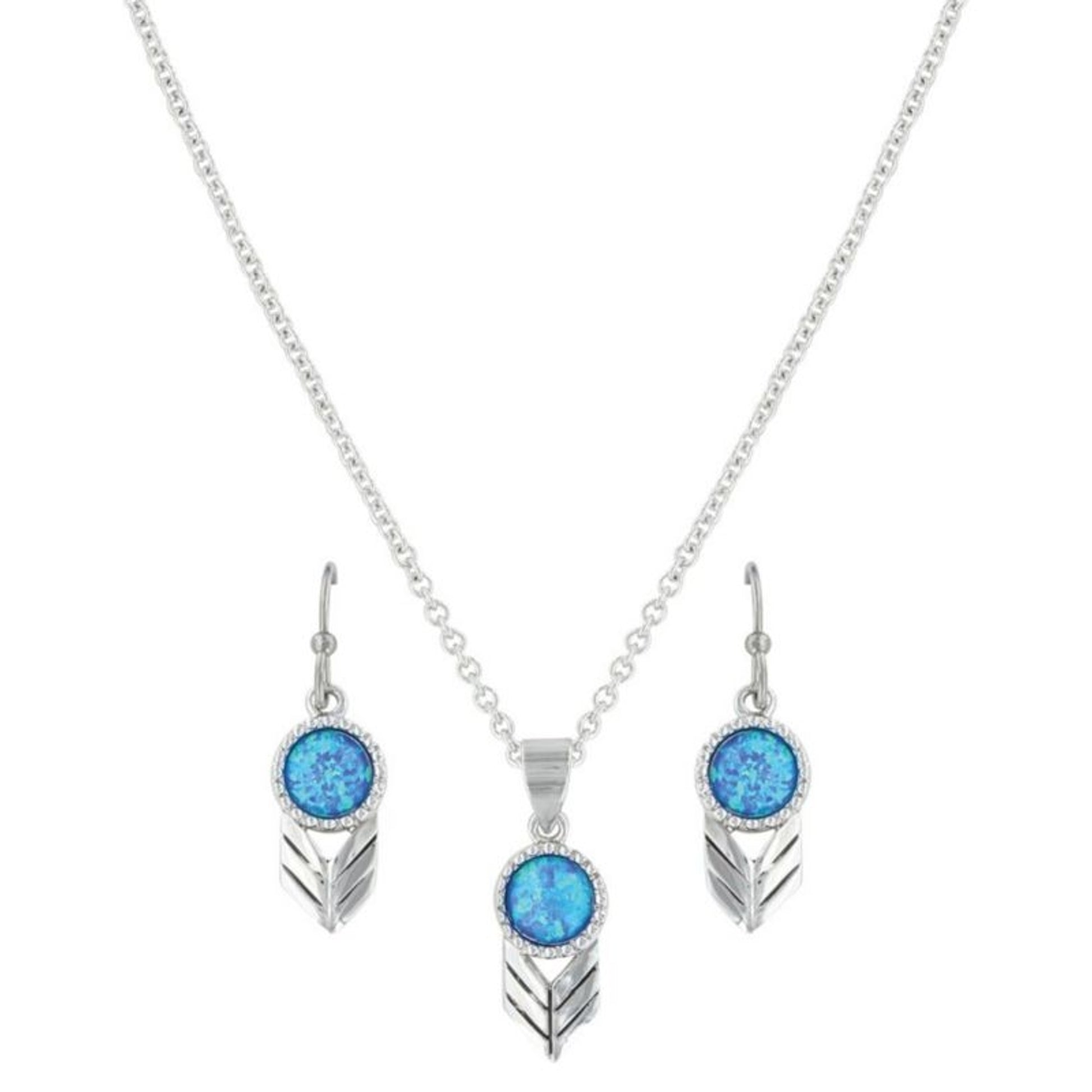 MontanaSilversmith Perfect Sky Flower Jewelry Set
