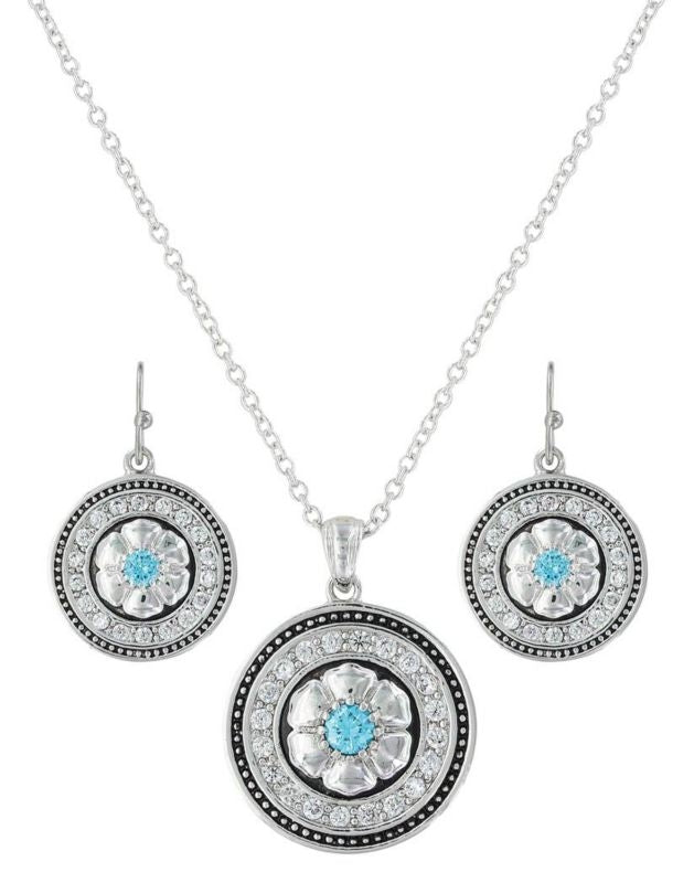 Montana Brilliant Posy Medallion Jewelry Set