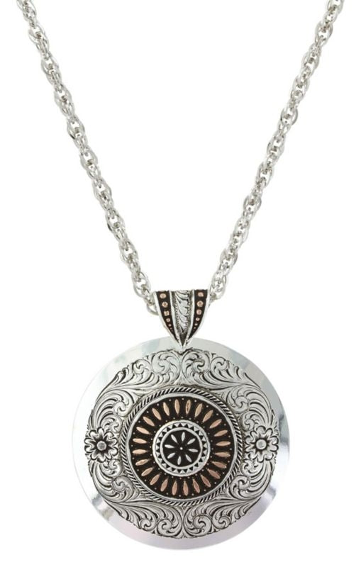 Montana Silversmiths Prairie Fire Concho Necklace
