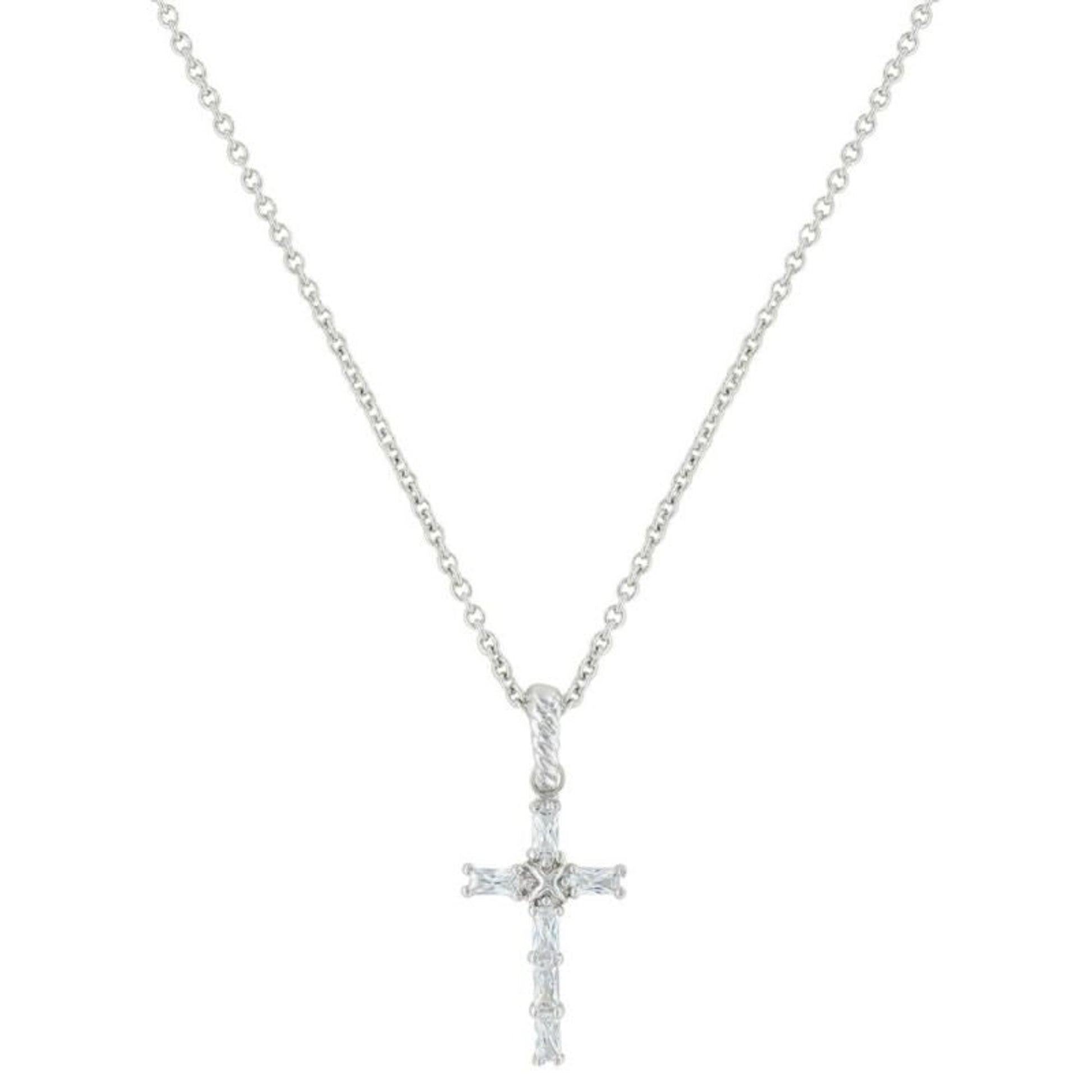MontanaSilversmith AcadianCross Baguette Necklace