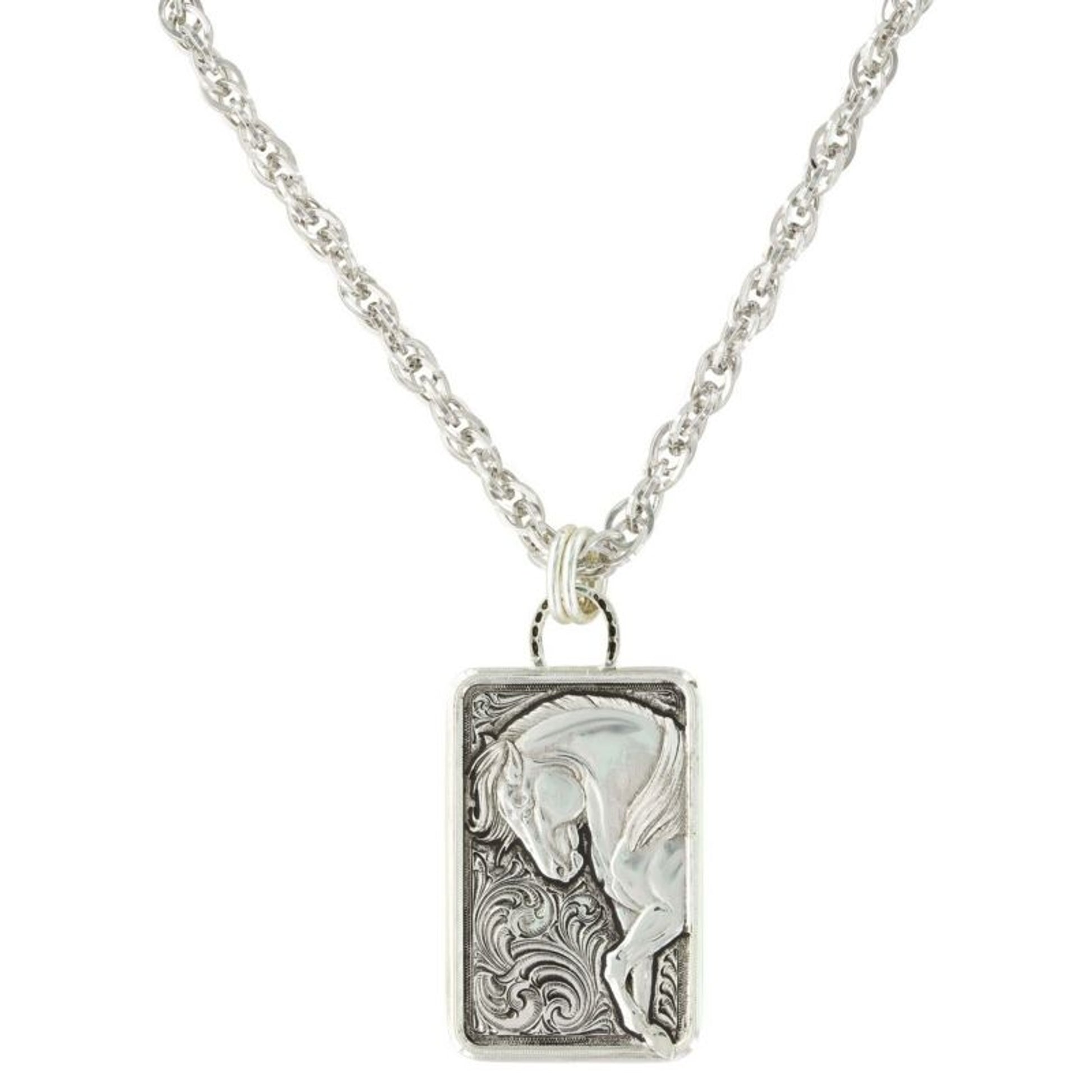 Legacy Of Strength Horse Pendant Necklace