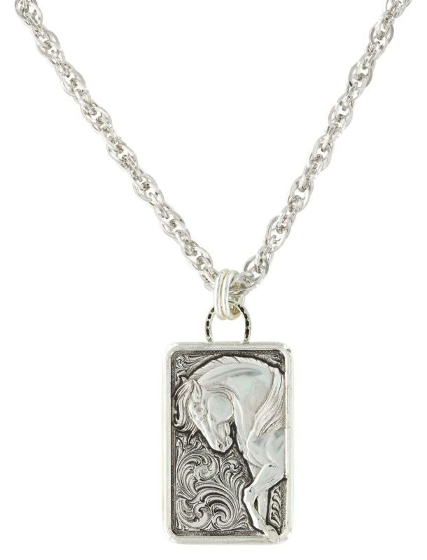 Legacy Of Strength Horse Pendant Necklace