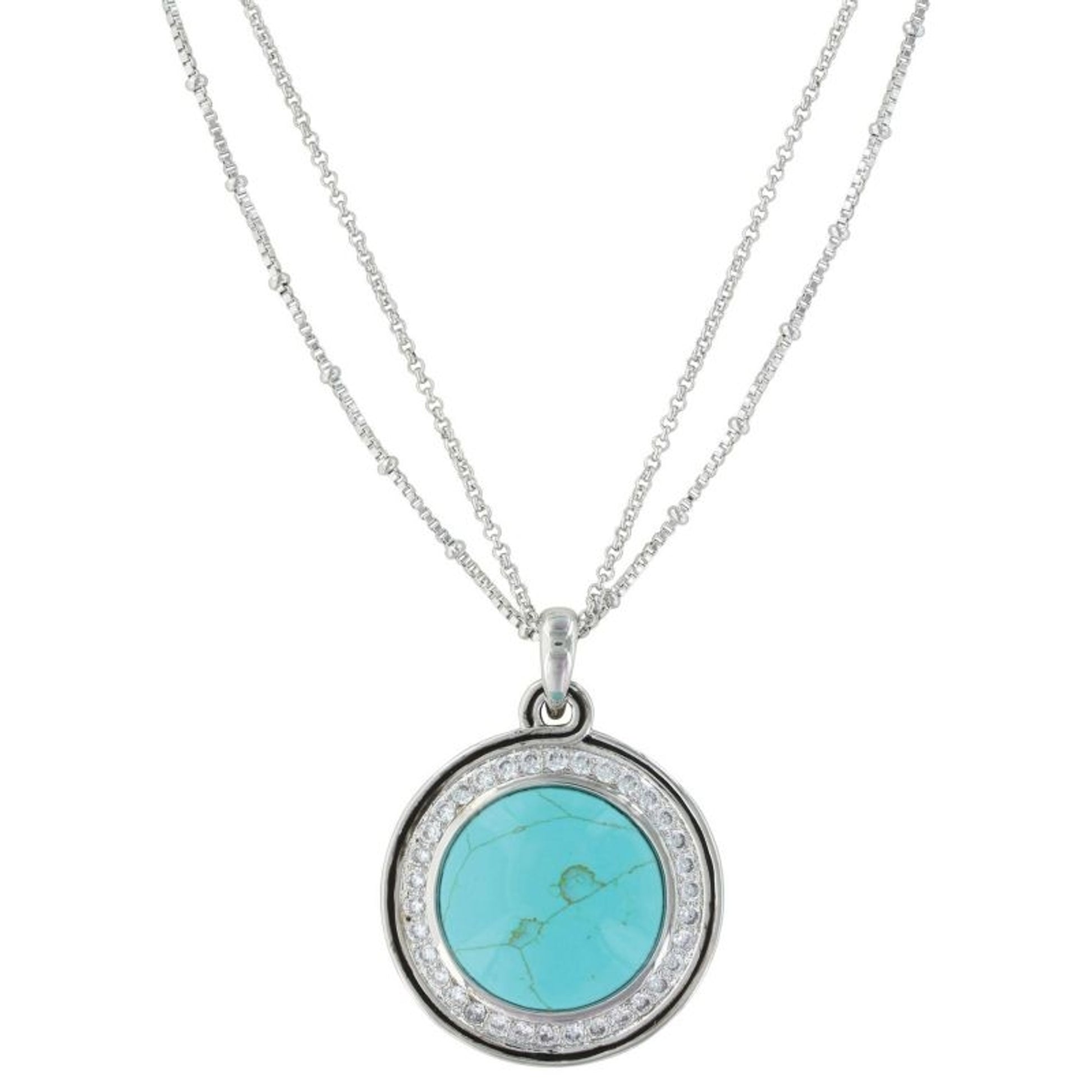 Montana Silver Classic Turq Medallion Necklace