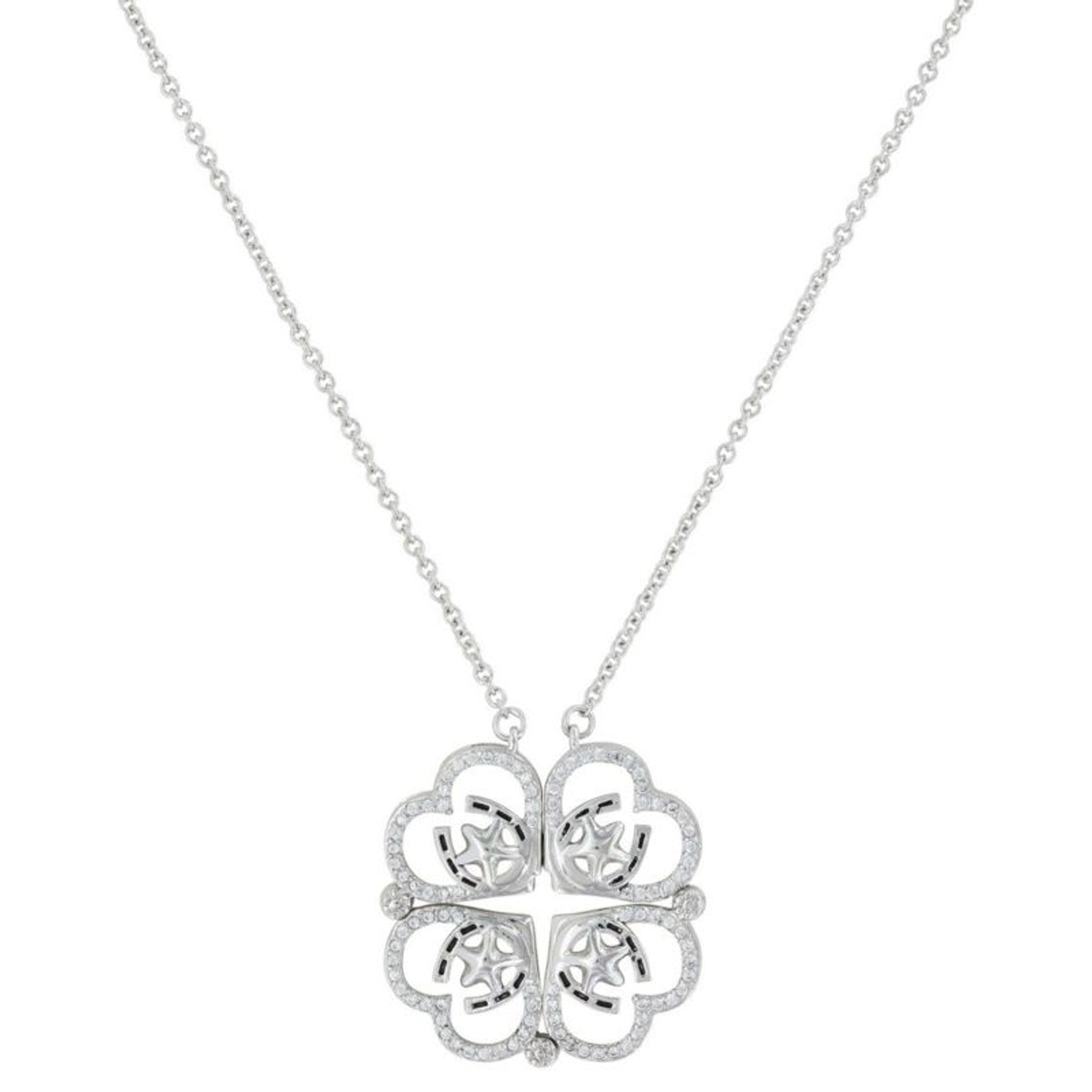 Star Of My Heart Horseshoe Clover Necklace
