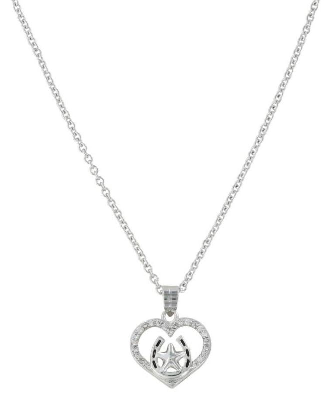 Montana Star Of My Heart Horseshoe Necklace
