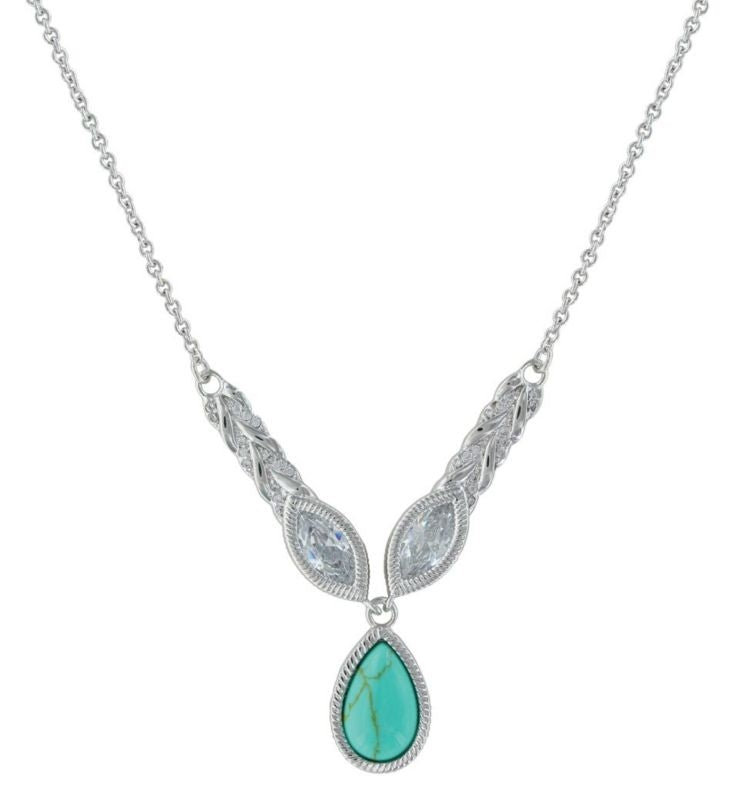 MontanaSilversmiths Woven Light Lavalier Necklace