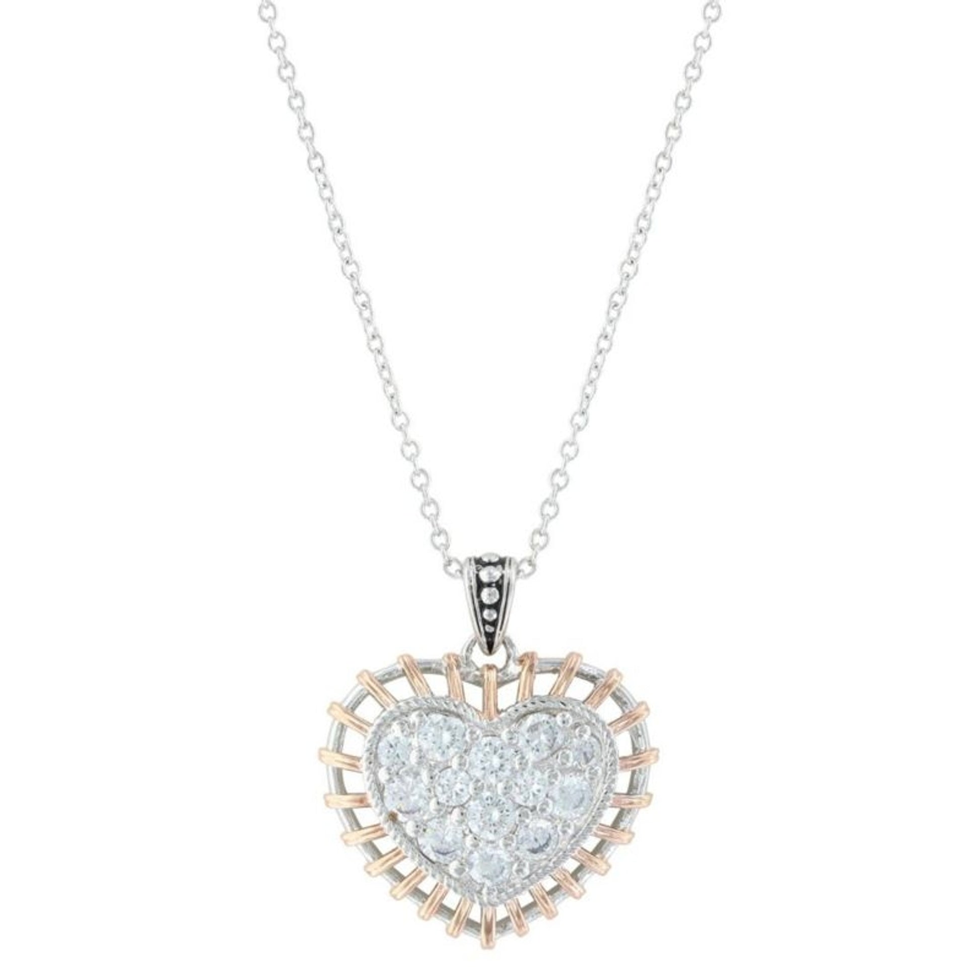 MontanaSilversmith Woven Brilliant Heart Necklace