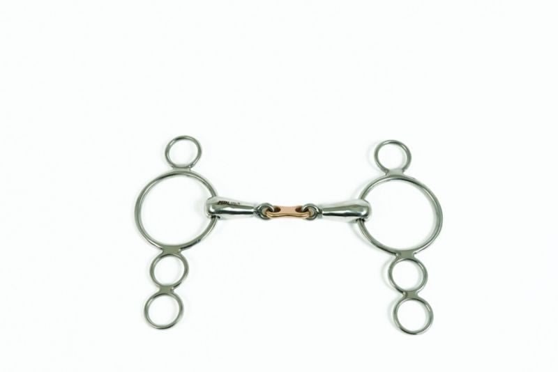 Metalab Pinchless French Link Gag Bit
