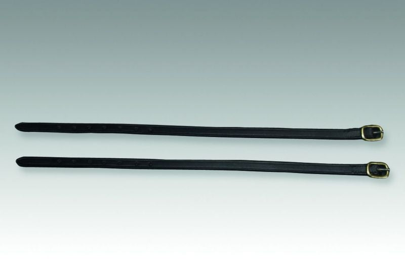 Metalab Chetak Leather Spur StrapsBk/Wh