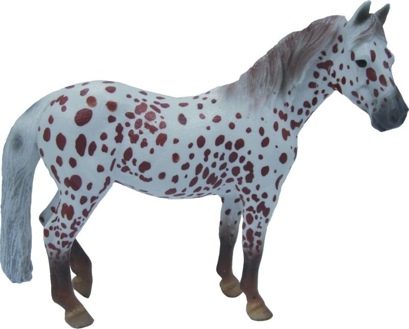 Collecta Chestnut Leopard British Spot Pony Mare
