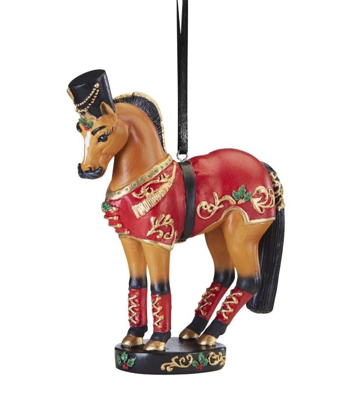 Breyer Captain - Nutcracker OrnamentBk/Wh