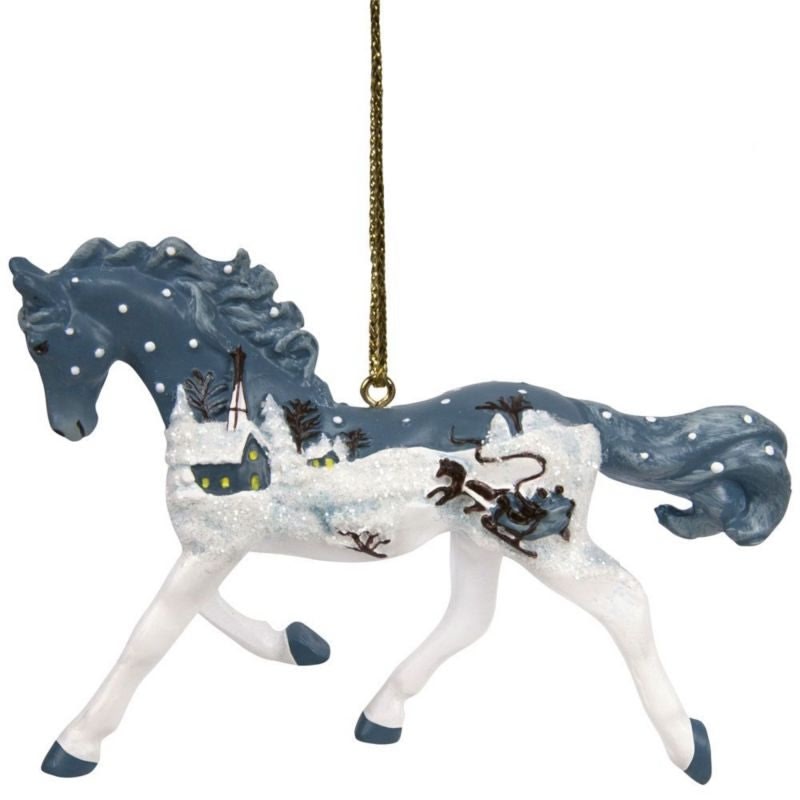 Painted Ponies Vintage Greetings Ornament
