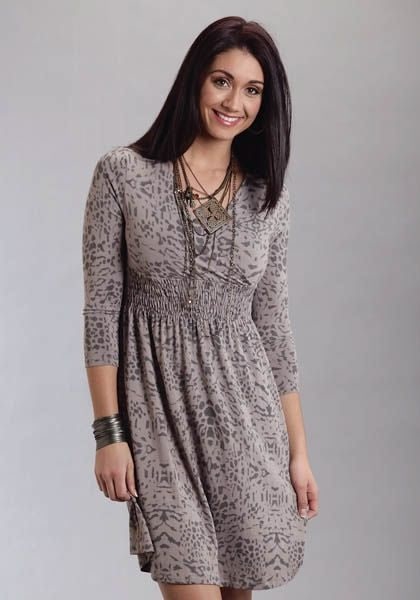 Stetson Ladies Animal Jersey Dress S
