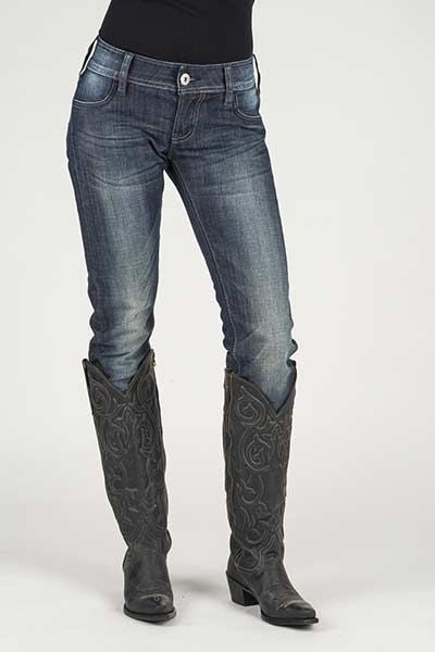 Stetson Ladies S Pocket Straight Leg Jeans