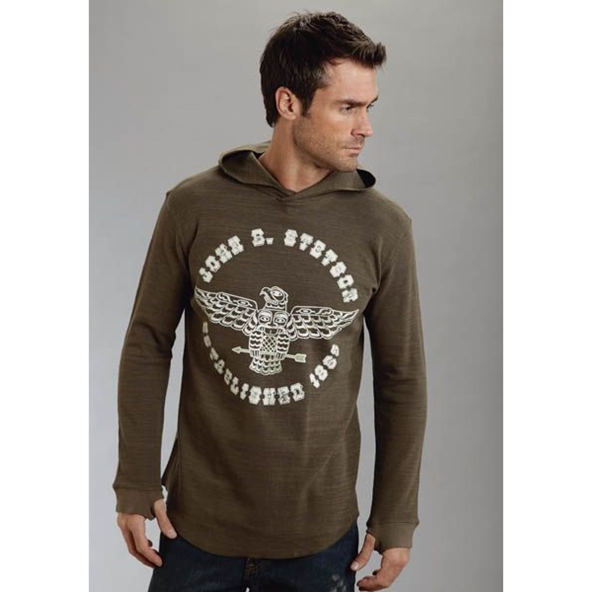 Org Rugged Thermal Slub Hood with Stetson