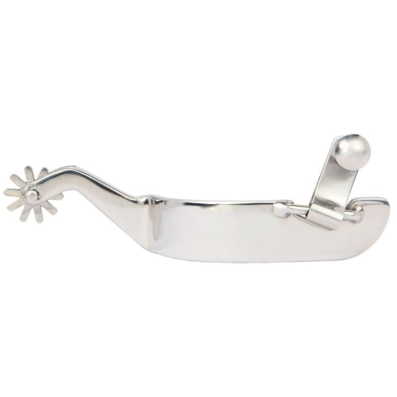 Myler 10 Point Rowel Stainless Steel Spurs Med Br