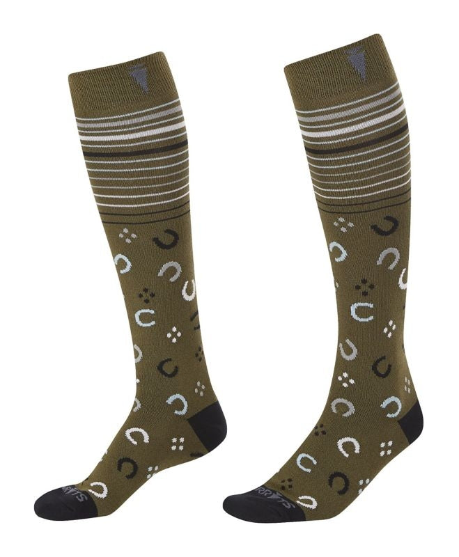 Kerrits Ladies Shoe-In Wool Socks Kale