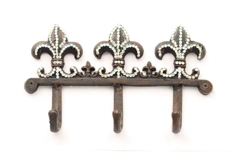 Western Moments Fleur With Crystal Triple Hook