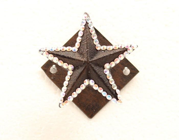 Western Moments Iron Crystal Star Hanger - 2 Pack