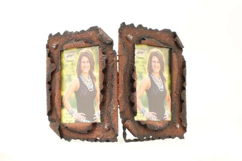 Western Moments Metal Double Frame 3.5X 5