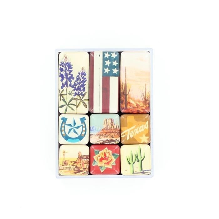 Western Moments Texas Magnets