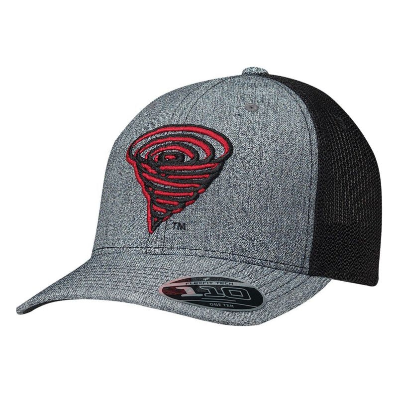 Twister Mens Logo Flexfit Snap Closure Cap Grey