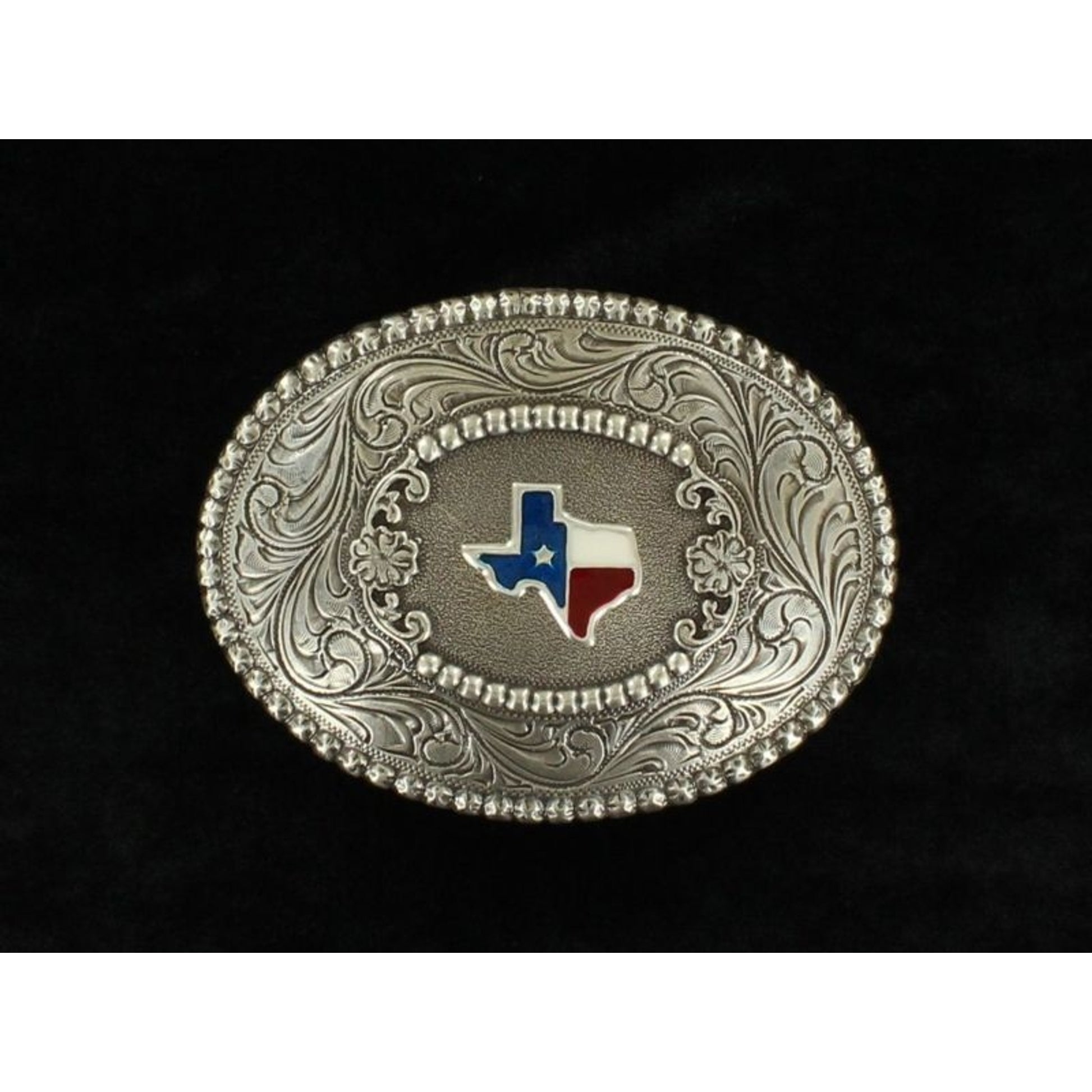 Nocona Mens Oval Berry Edge Texas Buckle