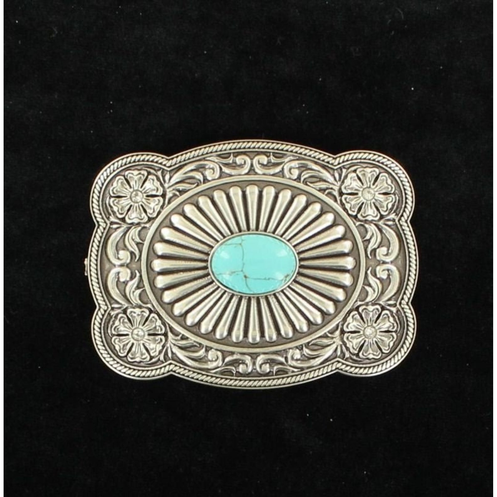 Blazin Roxx Scallop Edge Envelope Stone Buckle Tur