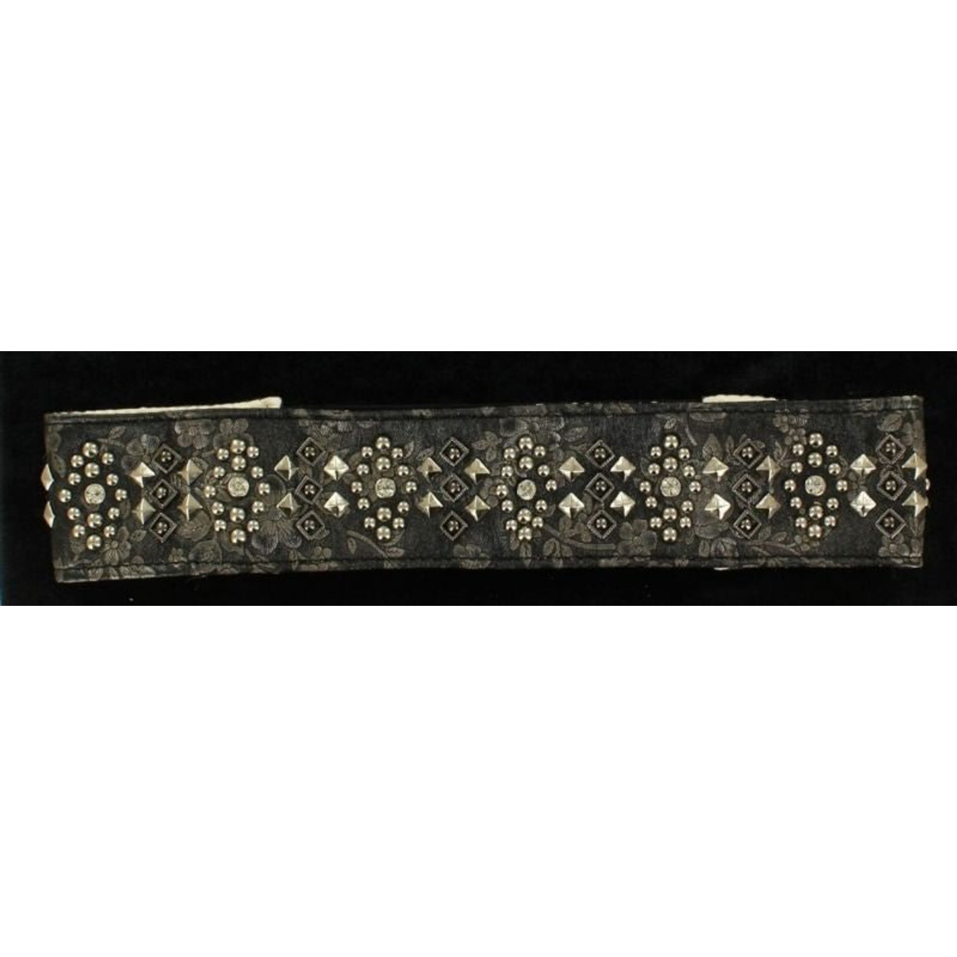 Blazin Roxx Studded Patterned HeadbandBk/Wh