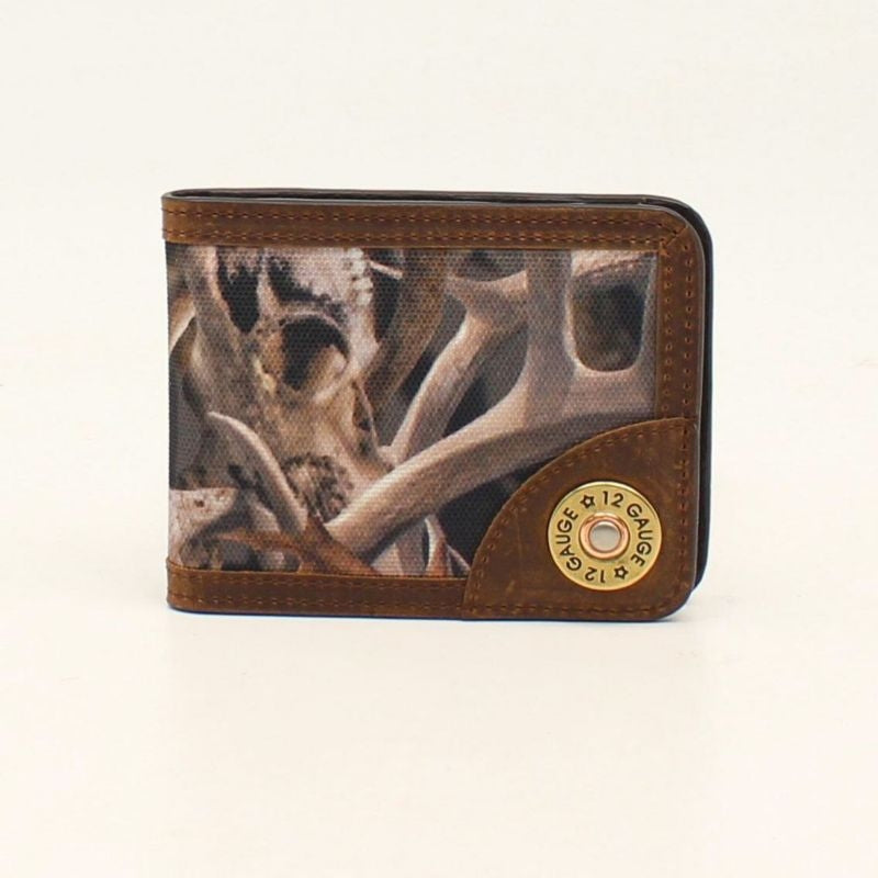 Bifold Money Clip Bonz Camo Shotgun Shell Wallet