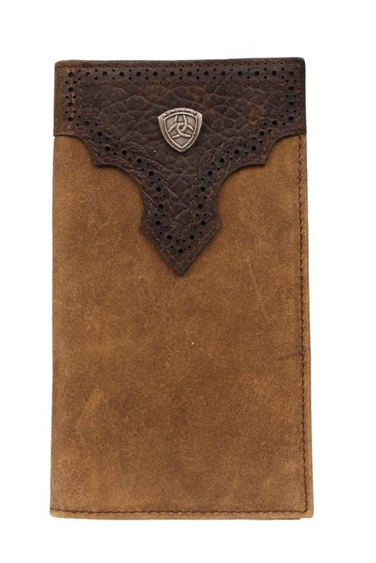 Mens Rodeo Perferated Overlay Shield WalletBr