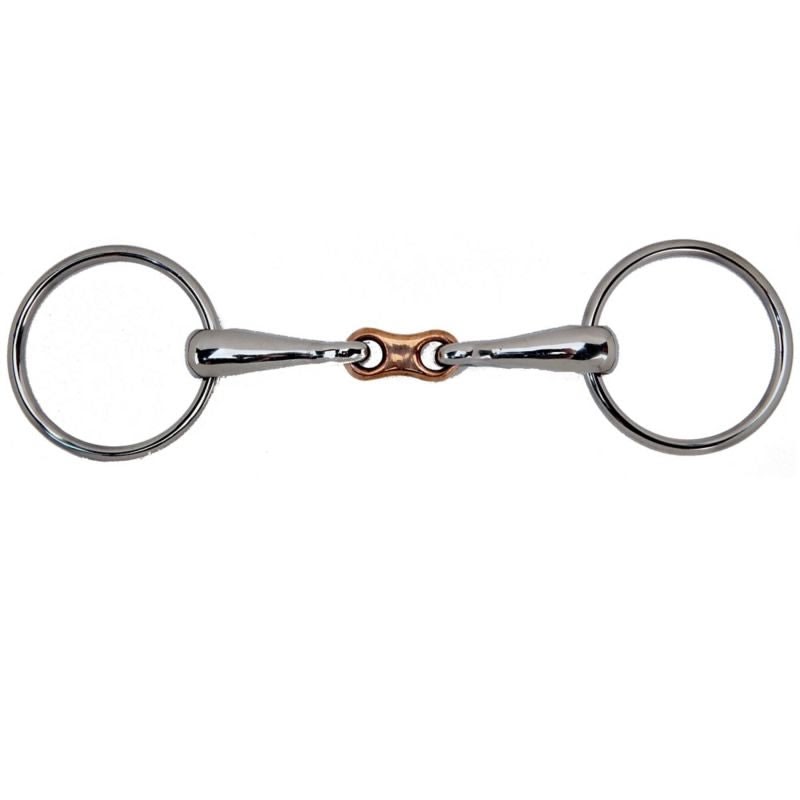 Toklat Loose Ring Copper French Link Bit - 16mm 5