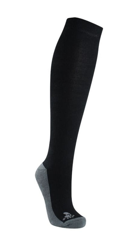 Woof Wear Bamboo Long Socks - 2 Pair LG Black