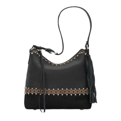 American West Wild Horses Zip Top Shoulder Bag