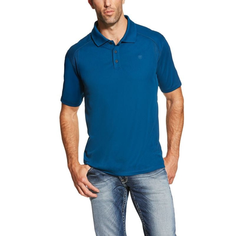 Ariat Mens AC Polo XX-Large Everland Teal