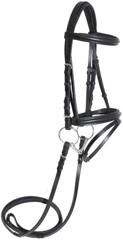 Nunn Finer Charlotte Dressage Bridle With Flash Cob