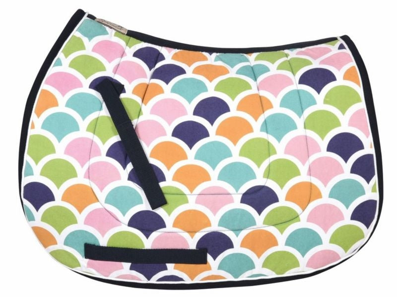 Tuffrider Iris Pony Saddle PadBk/Wh