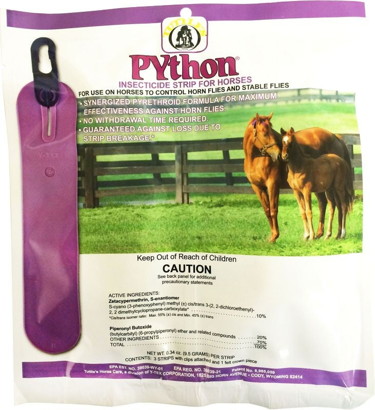 Python Equine Insecticide Strips Purple