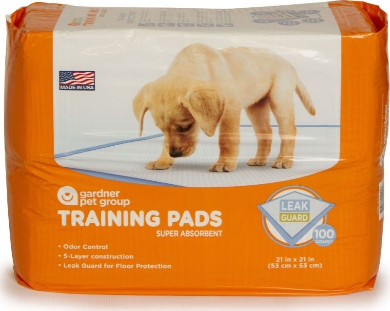 Training Pads Gardner Pet 21X21 100Ct Blue/White