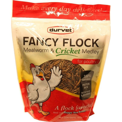 Fancy Flock Mealworm 16oz Cricket