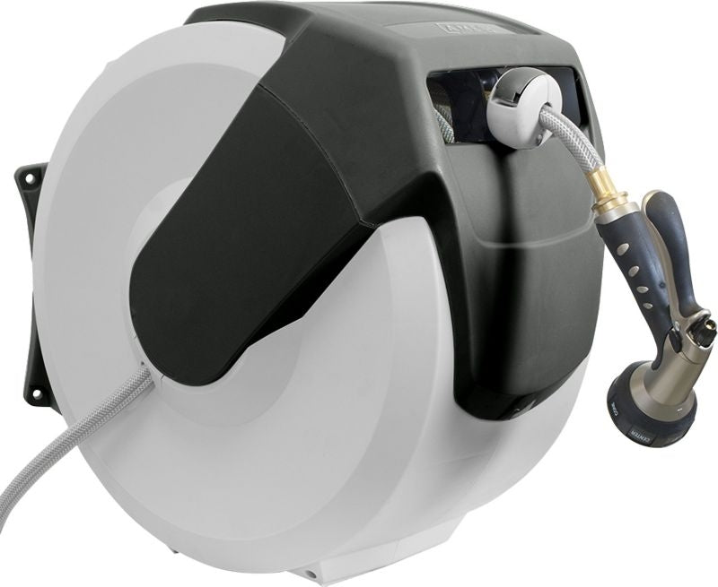 Neverleak Retractable Hose Reel 100Ft Tan