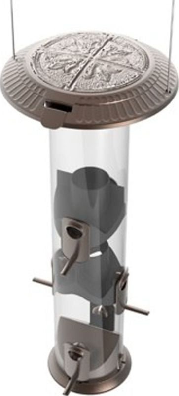 Natures Dlx Wide Funnel Flip Top Feeder 16.5x8x8