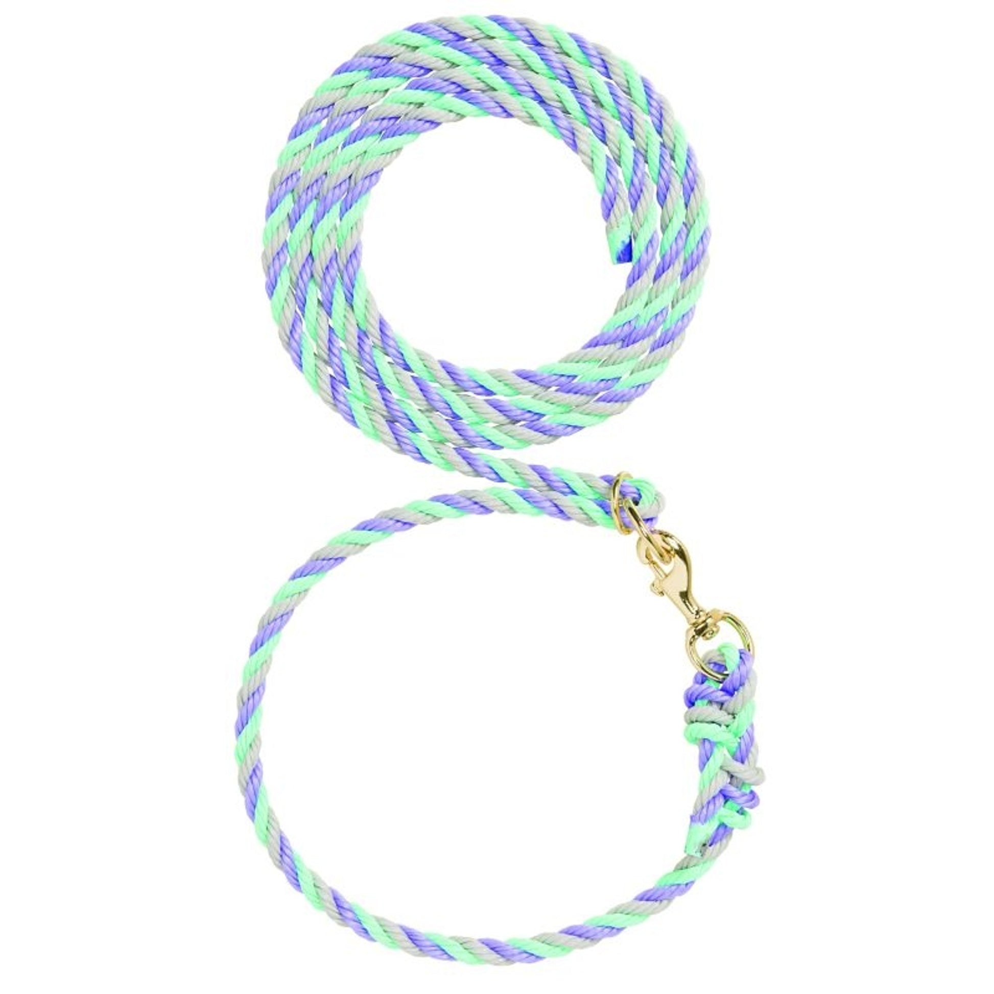 Livestock Adjustable Poly Neck Rope 1/2 x 10ft Brn