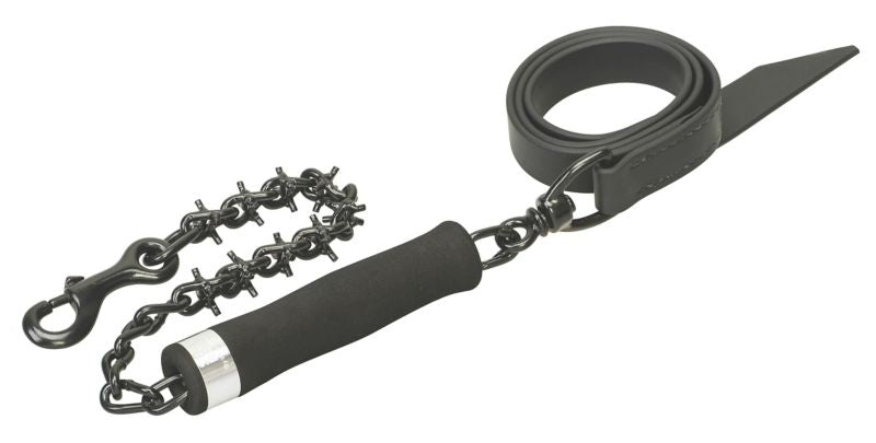 Weaver Sure Hand Lead Pronged Chain Black