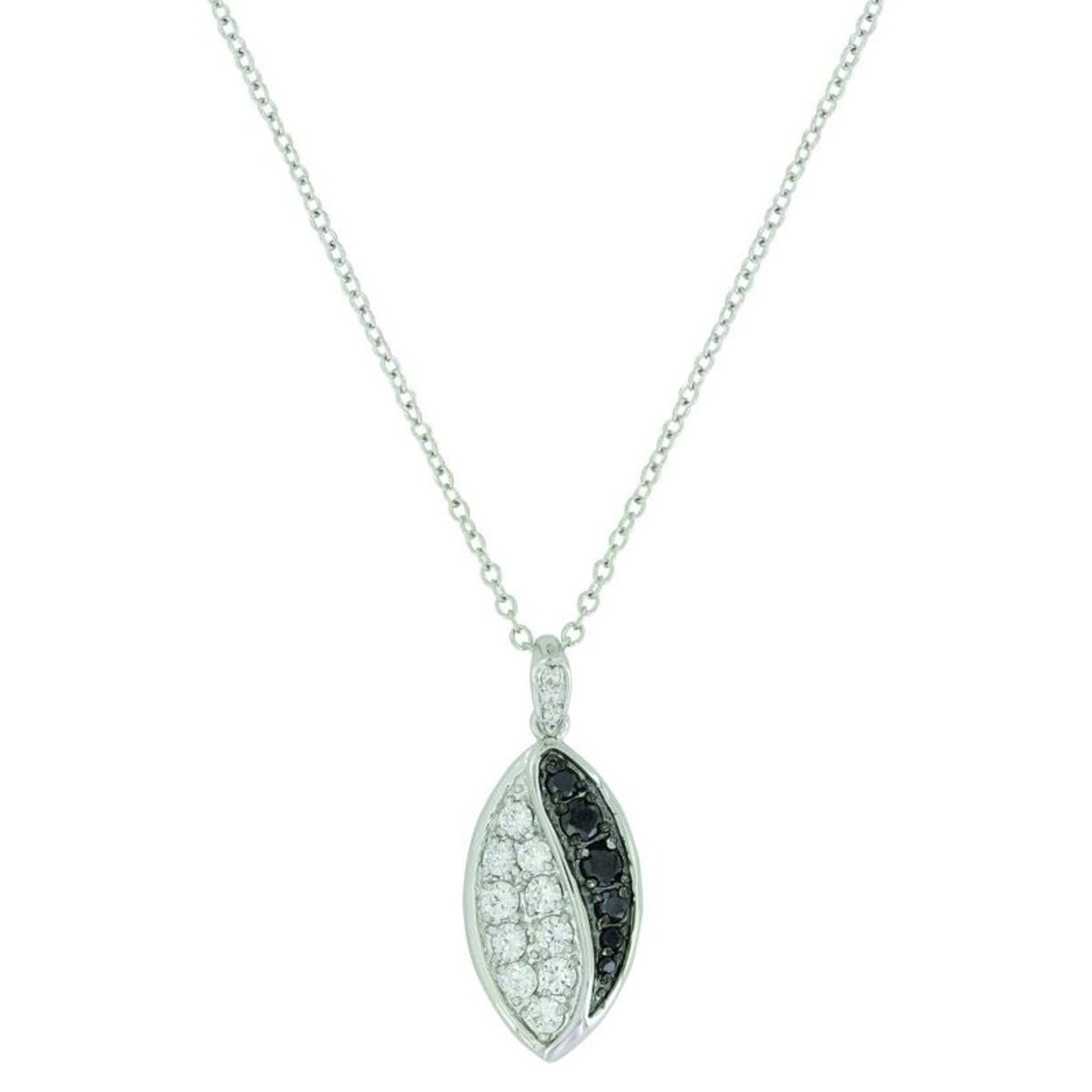 Montana Silver Budding Lily NecklaceBk/Wh