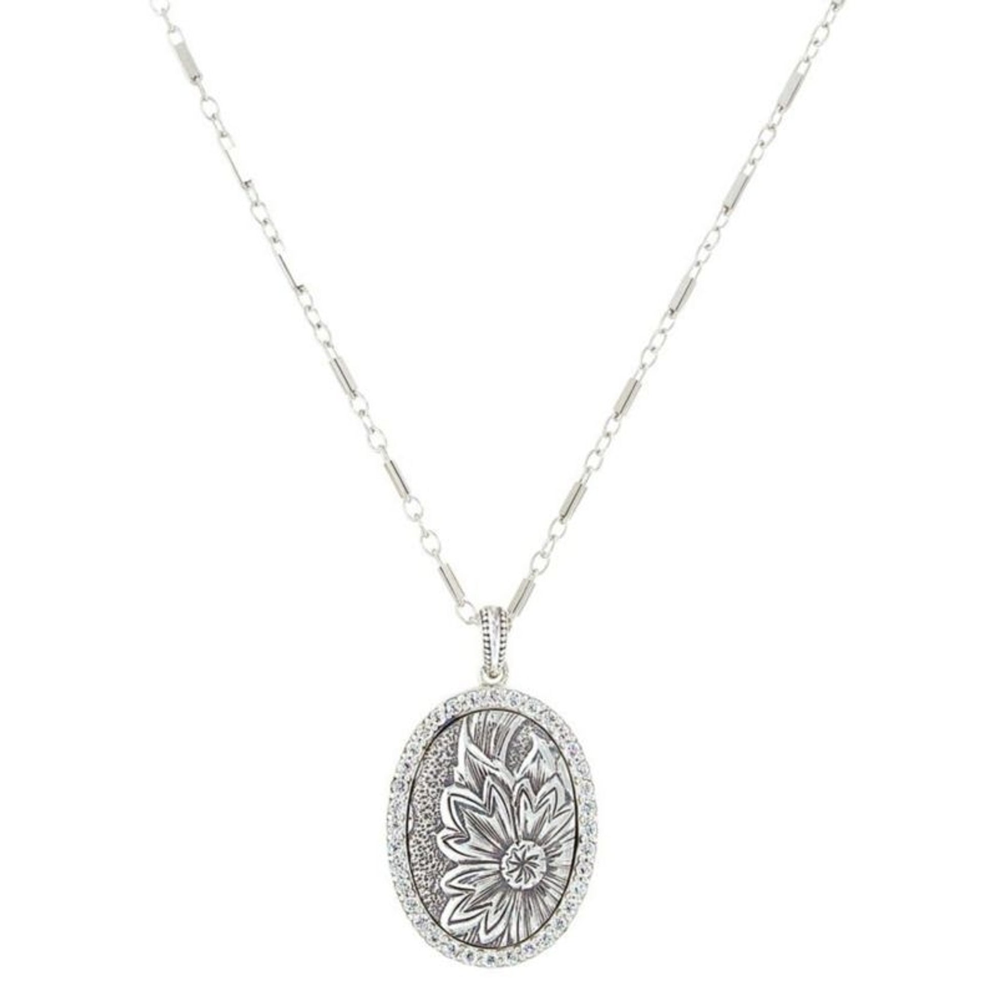 MontanaSilver Forevermore Flower Vignette Necklace