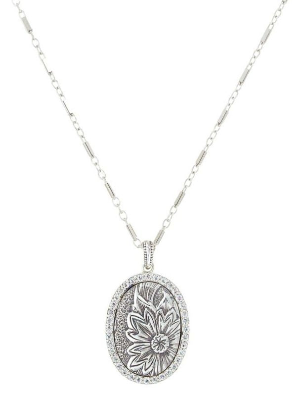MontanaSilver Forevermore Flower Vignette Necklace