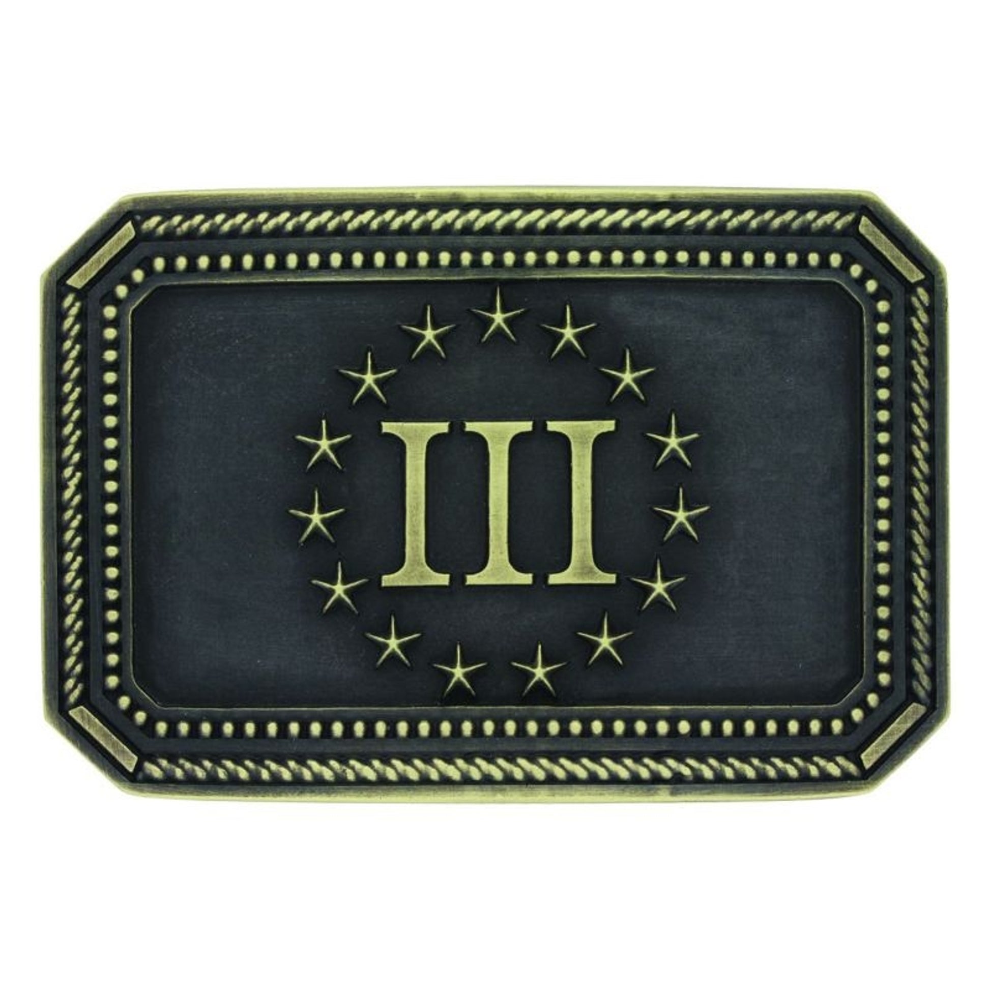 Montana Heritage Iii Percent Attitude Buckle Br/Rd