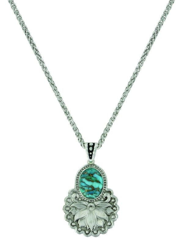 Montana Silver Holding Onto Nature Turqu Necklace